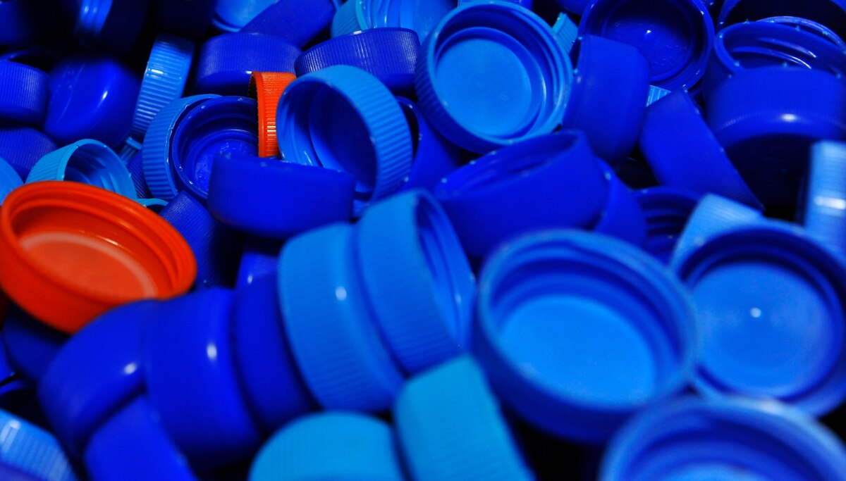 Plastic bottle caps for new arrivals charity