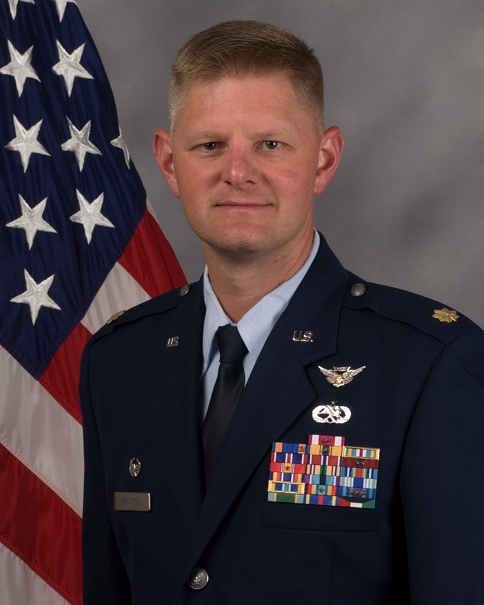 Maj. Rich Branson, 436th Aircraft Maintenance Squadron commander