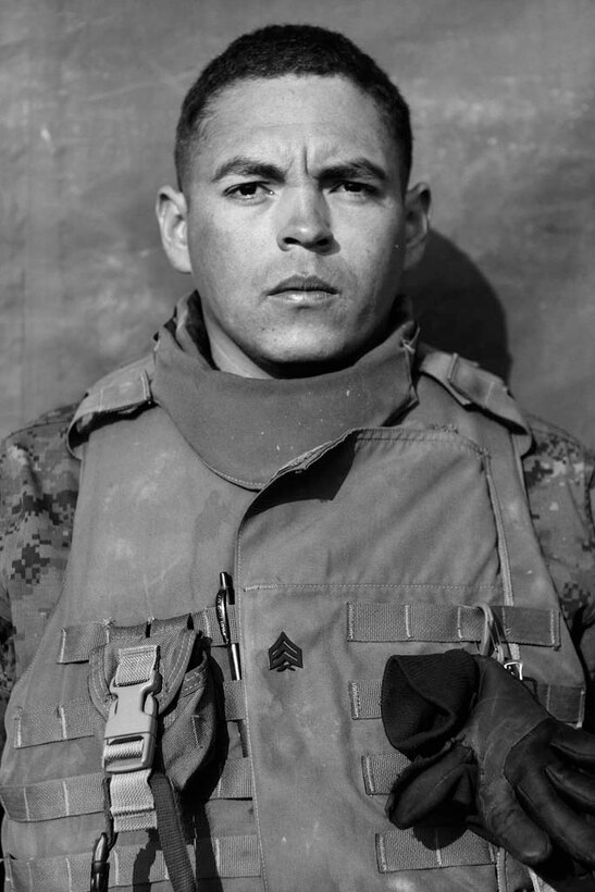 Sgt. Felipe D. Bachicha, section chief of Gun Team Five, Bravo Battery, 3rd Battalion, 12th Marine Regiment, 3rd Marine Division, III Marine Expeditionary Force. 3rd Bn., 12th Marines is conducting live-fire artillery training in the Ojojihara Maneuver Area during Artillery Relocation Training Exercise 10-3 Ojojihara to maintain operational readiness of the artillery battalion in support of the U.S. – Japanese security alliance. (Official Marine Corps photo by Lance Cpl. Garry J. Welch)