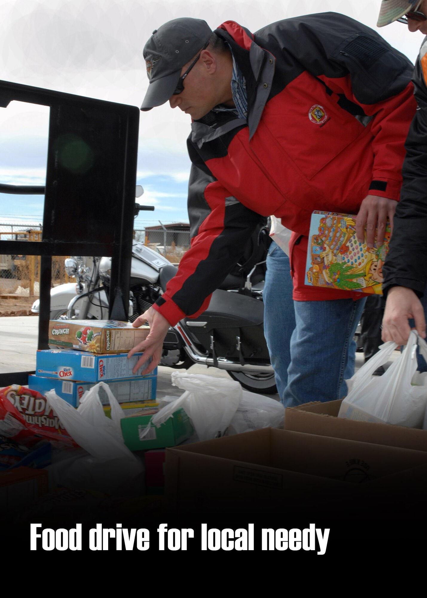 The 302nd Airlift Wing's Junior Enlisted Advisory Council sponsors a food drive from 4-8 p.m. Dec. 4 and 9 a.m.-5 p.m. Dec. 5 at the Peterson Air Force Base commissary. The food drive is seeking canned goods and non-perishable food items to be donated to Colorado Springs area homeless shelters during the 2010 holiday season. For more information on the food drive or the JEAC, call Staff Sgt. Jason Hanson at (719) 556-7550. (U.S. Air Force photo/Airman 1st Class James Bell)