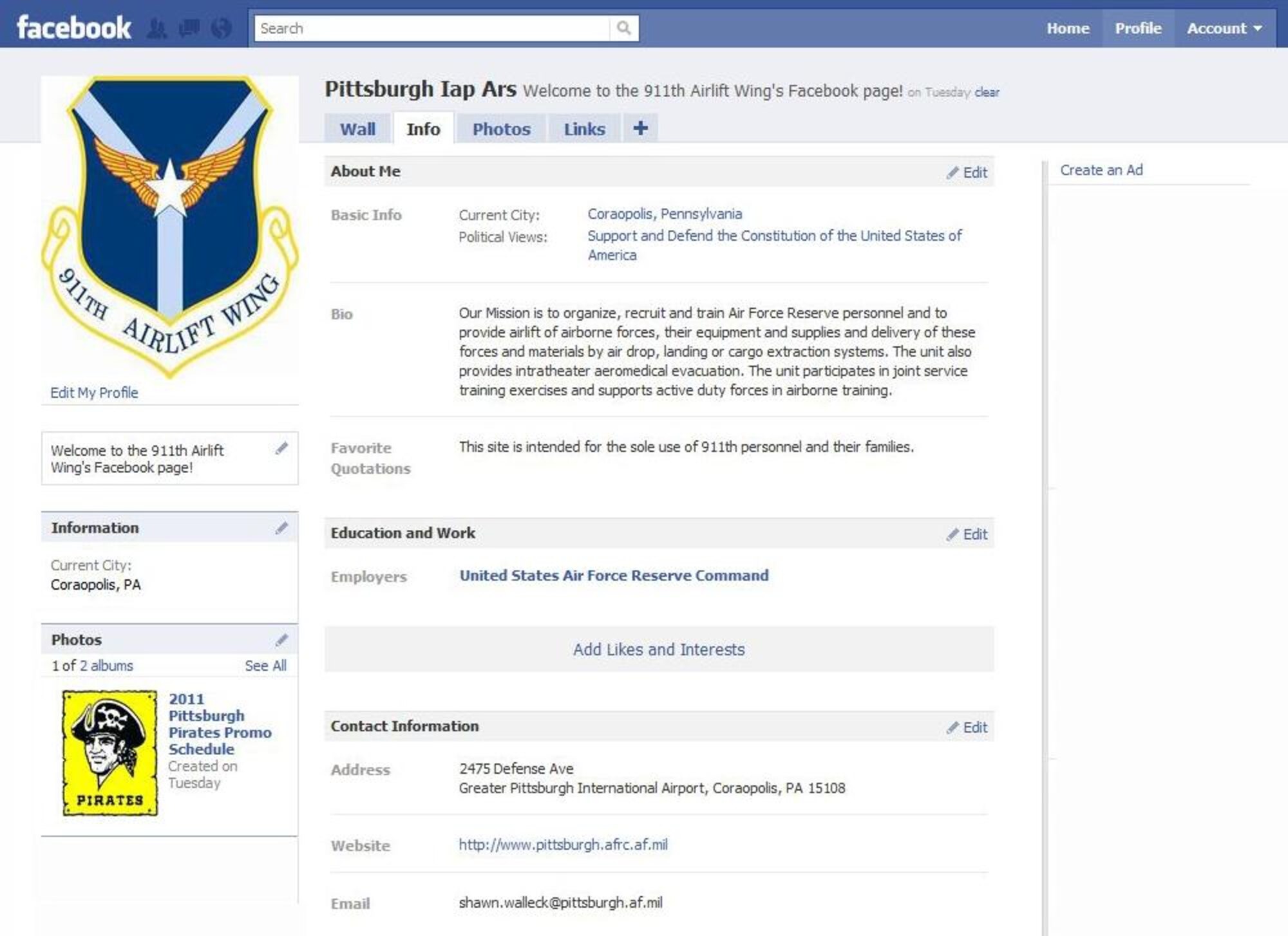 Visit us on facebook @ Pittsburgh Iap Ars