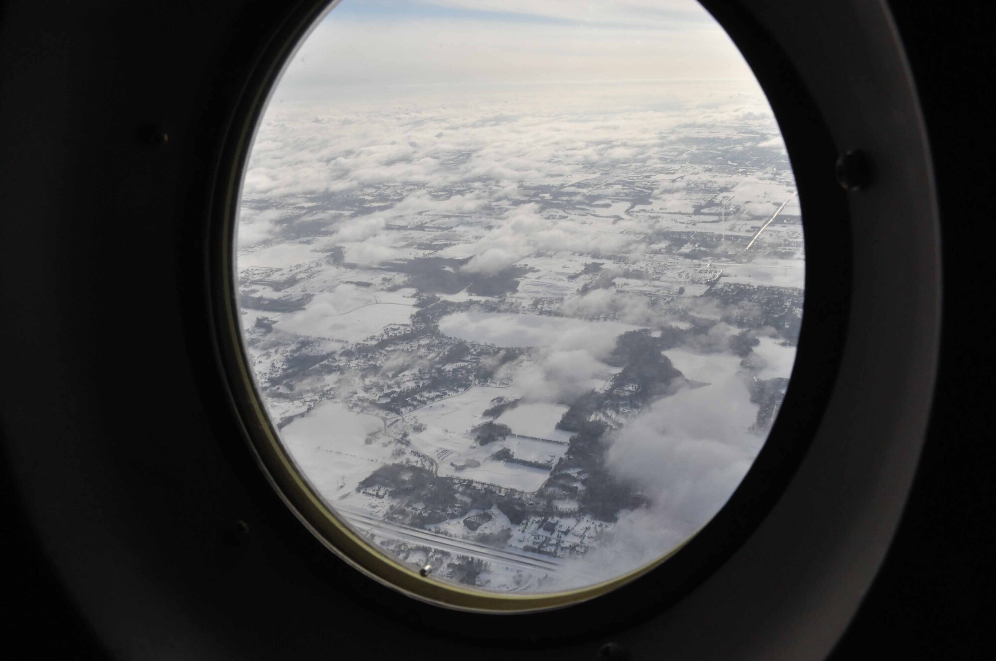 View of the "North Pole" during Operation Santa Flight 2010, the 934th Airlift Wing along with volunteers from AT&T and the Army National Guard make it possible for people with special needs to get a trip to meet with Santa (Air Force Photo/Tech. Sgt. Bob Sommer)