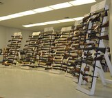 LAUGHLIN AIR FORCE BASE, Texas — More than 100 guns valued at more than $50,000 were raffled off at the 21st Annual Del Rio Wild Game Dinner at the Del Rio Chamber of Commerce Dec. 4. The dinner is one of the largest events the Del Rio Chamber of Commerce hosts annually. (U.S. Air Force photo by Joel Langton)