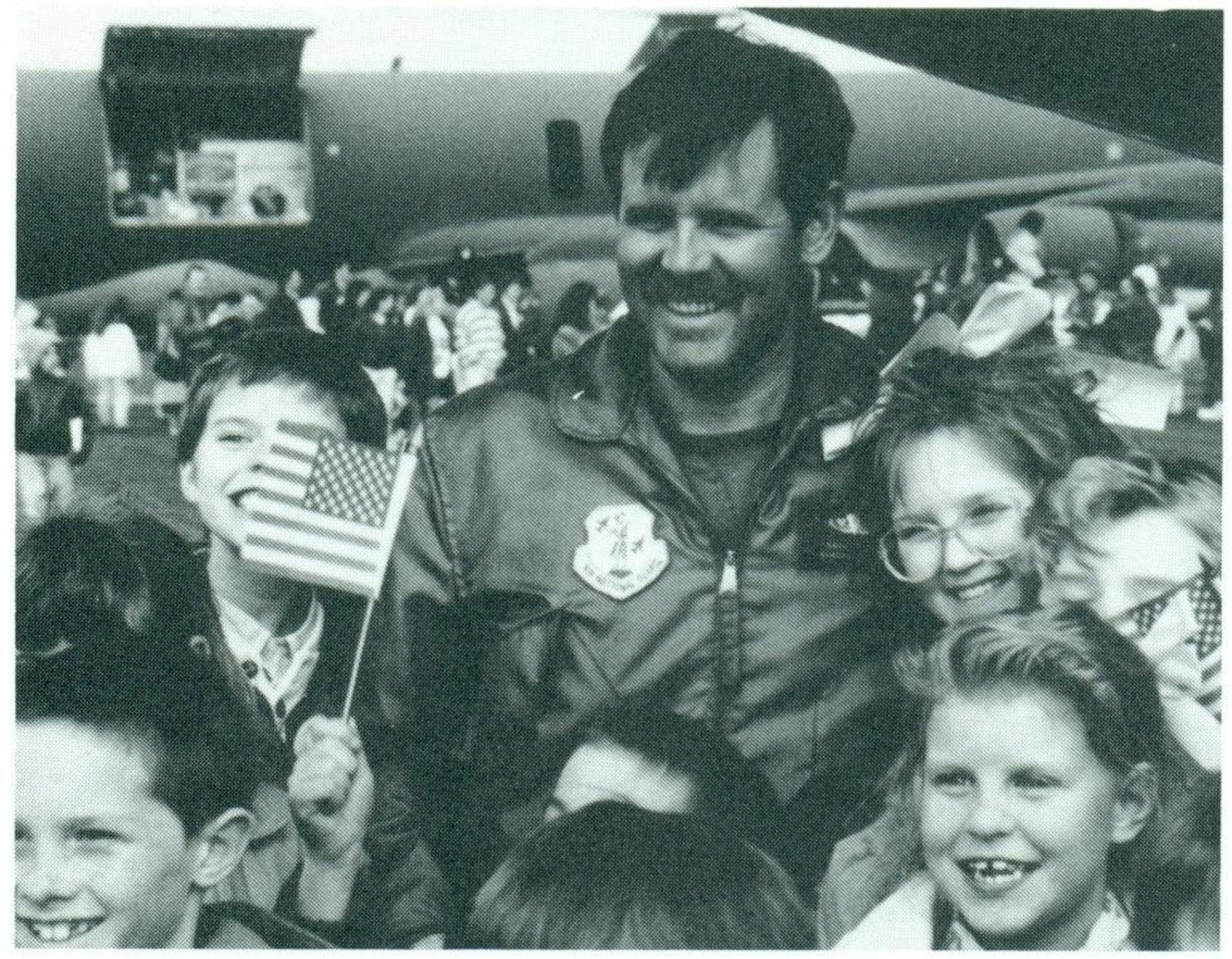Thousands of family members as well as community leaders were on hand to welcome the 190th home from Operation Desert Storm