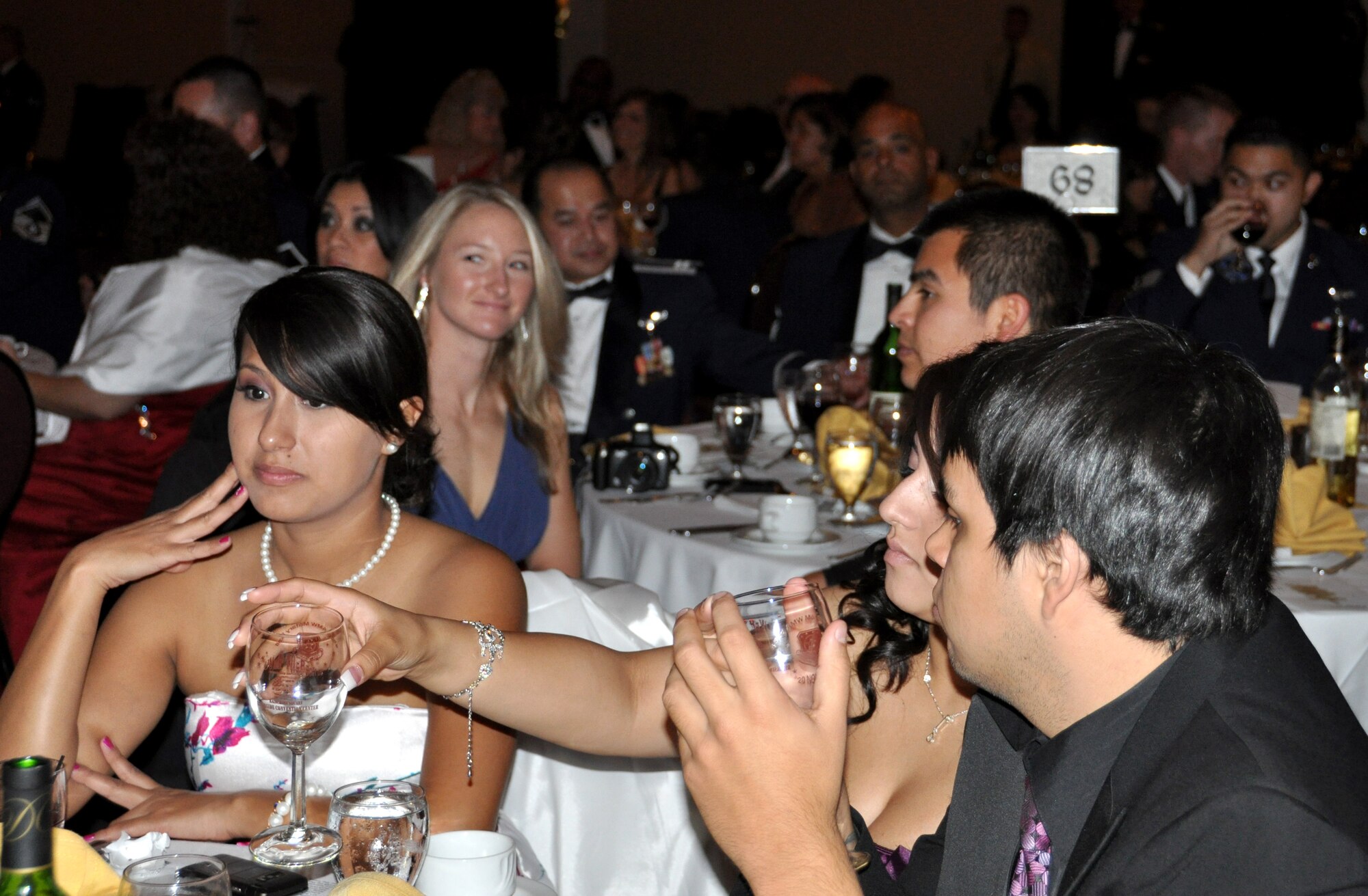 "Over There: March ARB Deployed" was the theme of this year's Military Ball at Raincross Square Riverside Convention Center.  (U.S. Air Force photo/Master Sgt. Michael Blair)