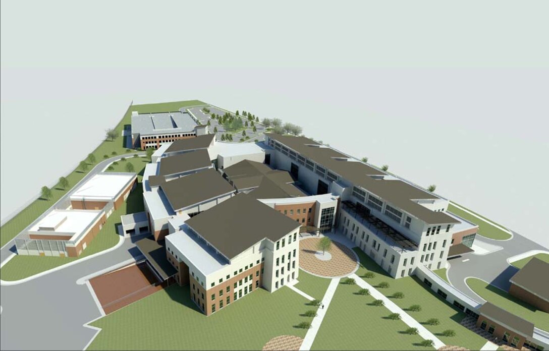 This is an Artist rendering of the new Ambulatory Care Center with an Ambulatory Surgery Unit coming to Joint Base Andrews in Spring of 2015.  Our facility will integrate into the National Capital Region healthcare network, providing world-class medical services to the nation’s wounded warriors and the area’s servicemembers, retirees and their families.  