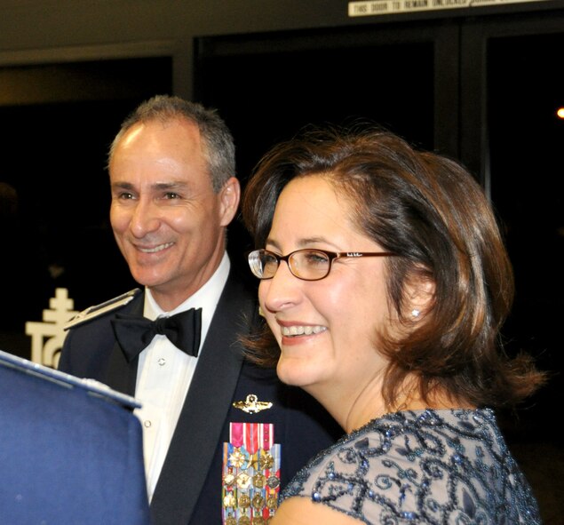 "Over There: March ARB Deployed" was the theme of this year's Military Ball at Raincross Square Riverside Convention Center.  (U.S. Air Force photo/Master Sgt. Michael Blair)