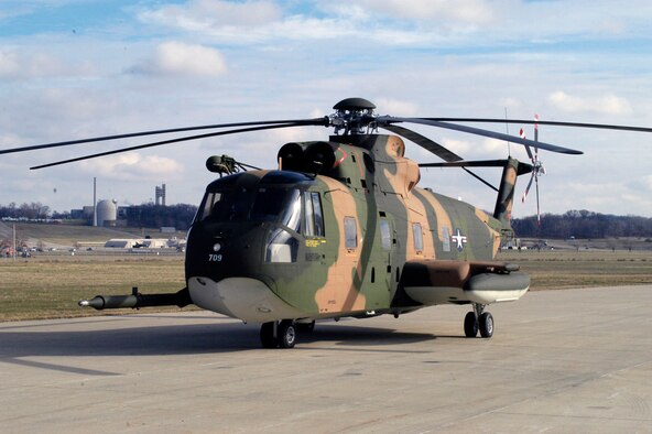 DAYTON, Ohio -- Sikorsky HH-3 "Jolly Green Giant" at the National Museum of the U.S. Air Force. (U.S. Air Force photo)