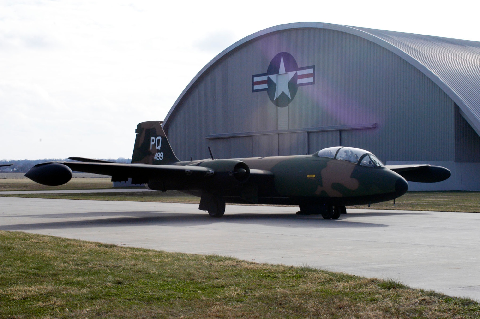 DAYTON, Ohio -- Martin B-57B Canberra at the National Museum of the United States Air Force. (U.S. Air Force photo)