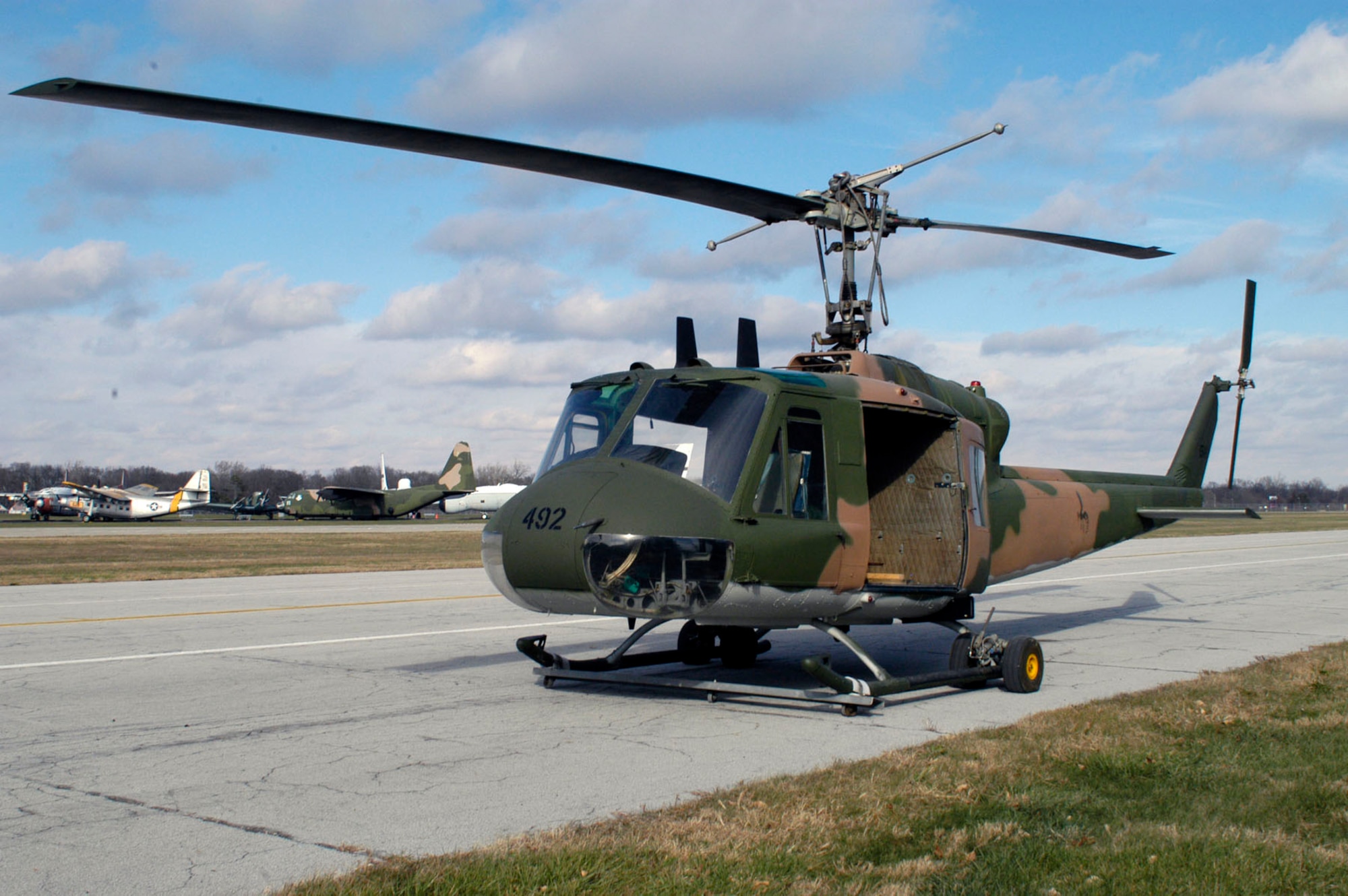 DAYTON, Ohio -- Bell UH-1P Iroquois at the National Museum of the United States Air Force. (U.S. Air Force photo)