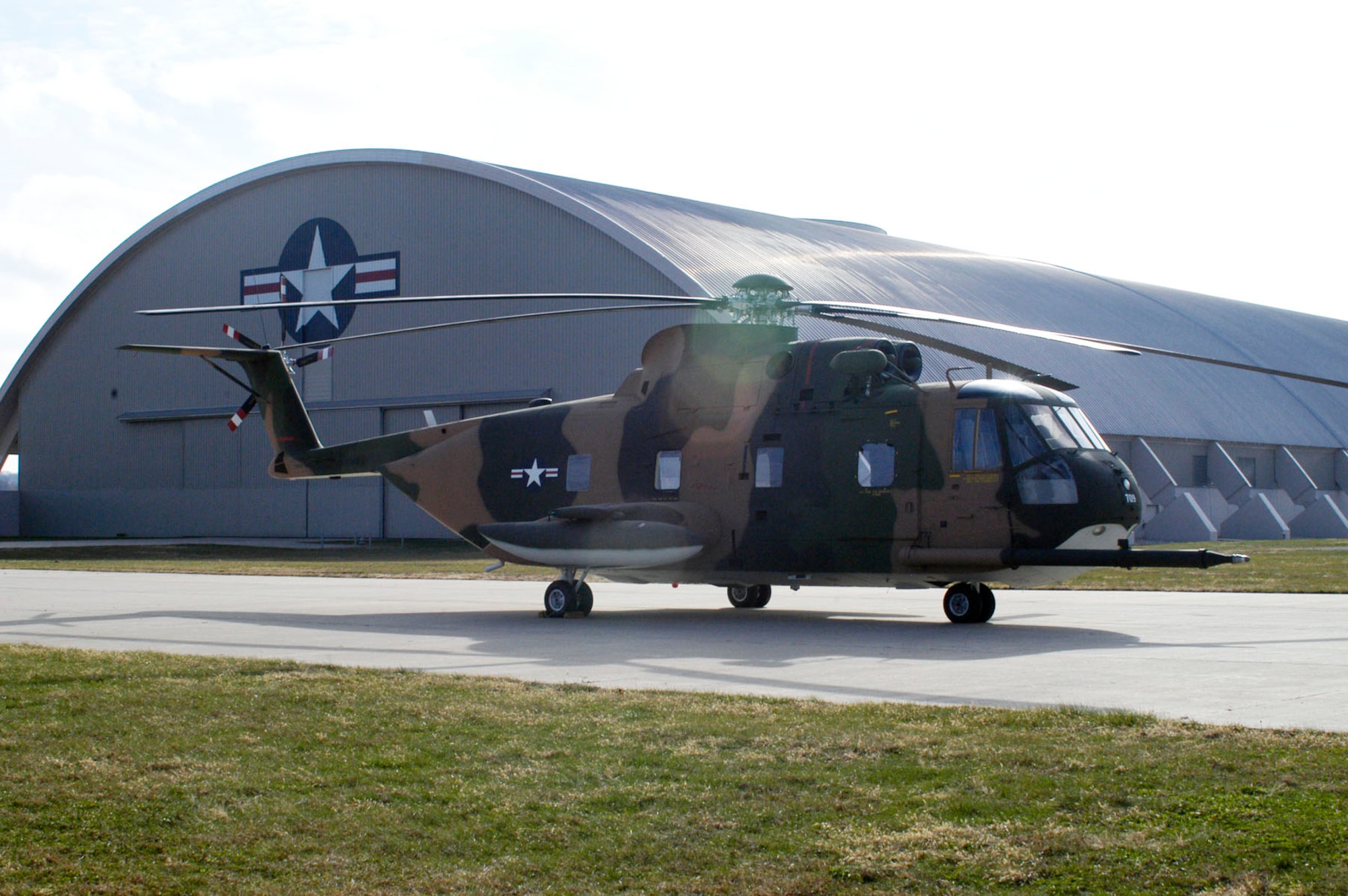 DAYTON, Ohio -- Sikorsky HH-3 "Jolly Green Giant" at the National Museum of the U.S. Air Force. (U.S. Air Force photo)