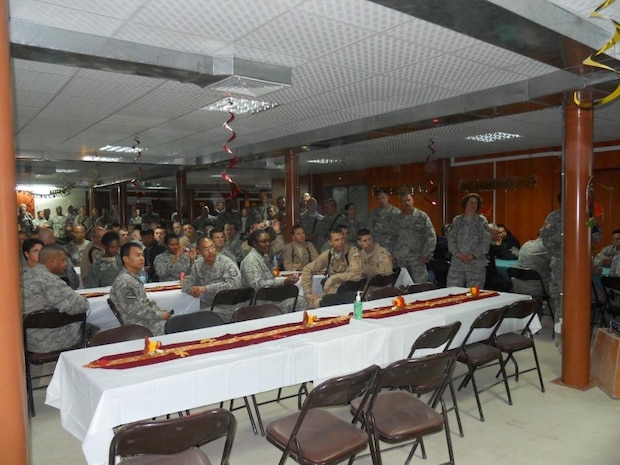 Airmen from Charleston organized, cooked and served more than 300 coalition partners on Thanksgiving day in Kabul Afghanistan. 
