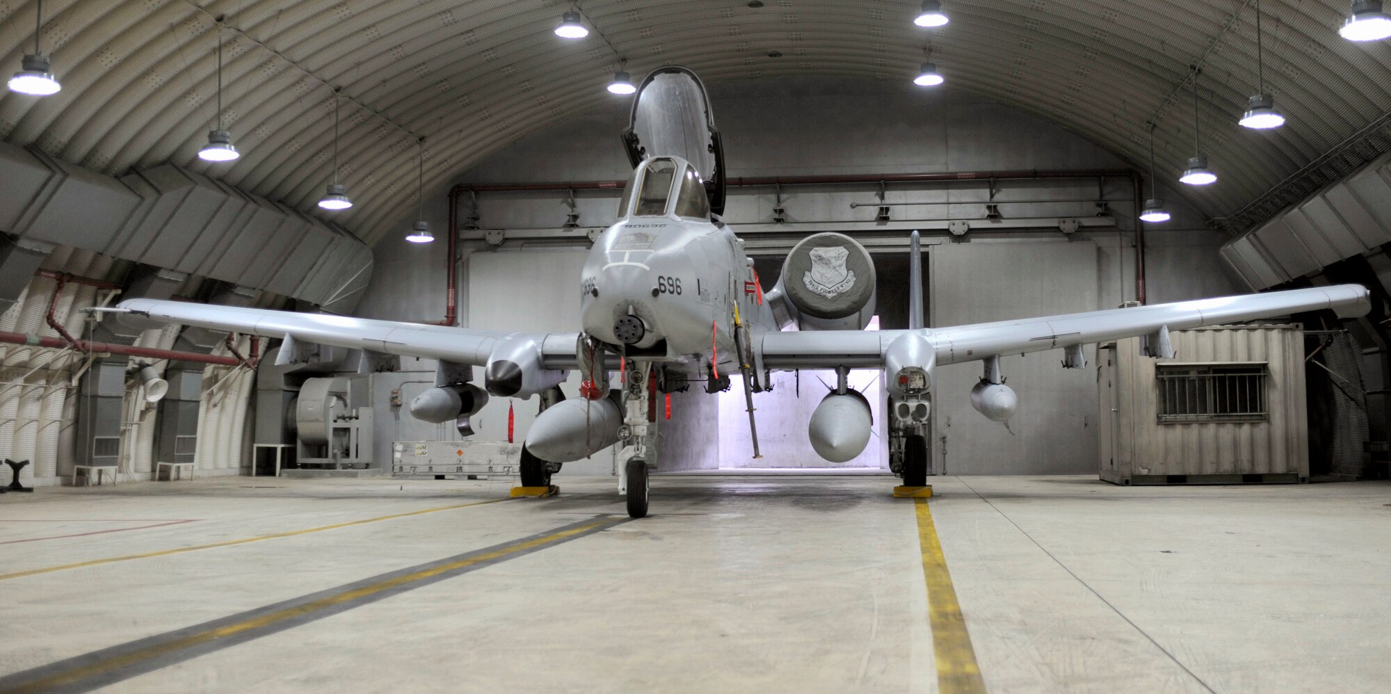The first three of five A-10Cs land March 3, 2010, at Osan Air Base, South Korea. The arrival marks the transition to the new model. (U.S. Air Force photo/Senior Airman Stephanie Wade)