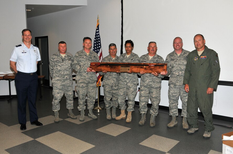 Brig. Gen. Greg Stroud’s retirement ceremony, Dec. 4. (Air Force photo/Master Sgt. Dave Neve)