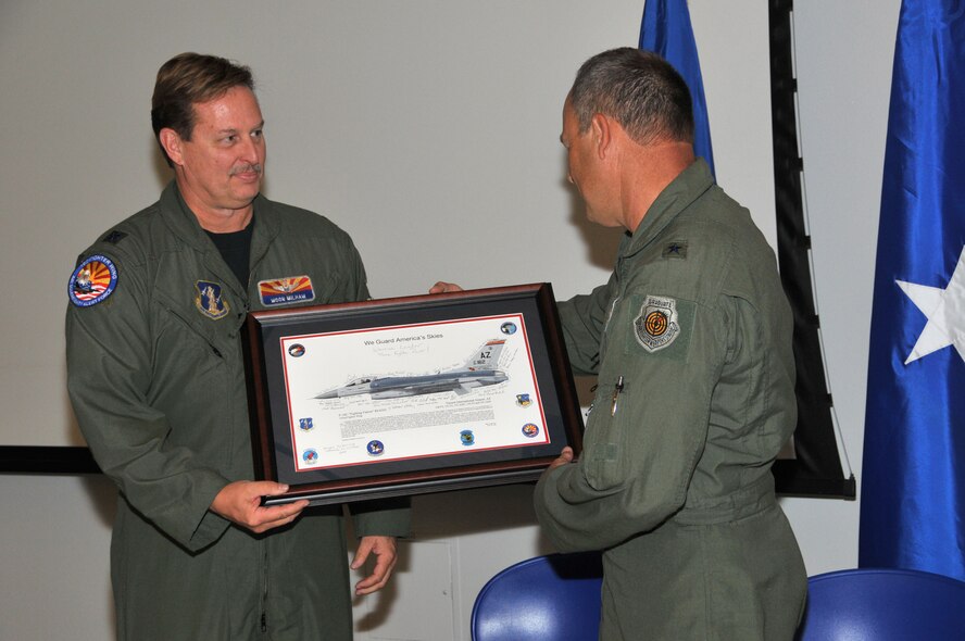 Brig. Gen. Greg Stroud’s retirement ceremony, Dec. 4. (Air Force photo/Master Sgt. Dave Neve)