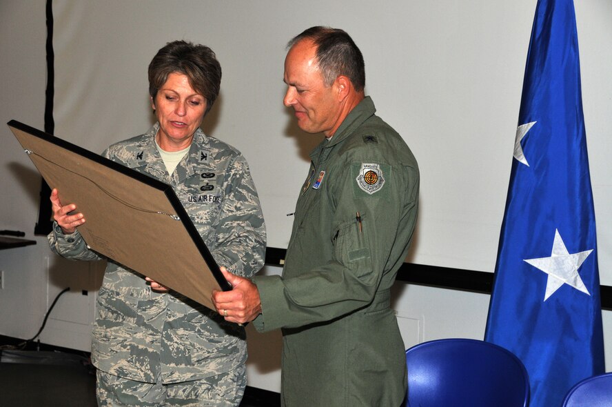 Brig. Gen. Greg Stroud’s retirement ceremony, Dec. 4. (Air Force photo/Master Sgt. Dave Neve)