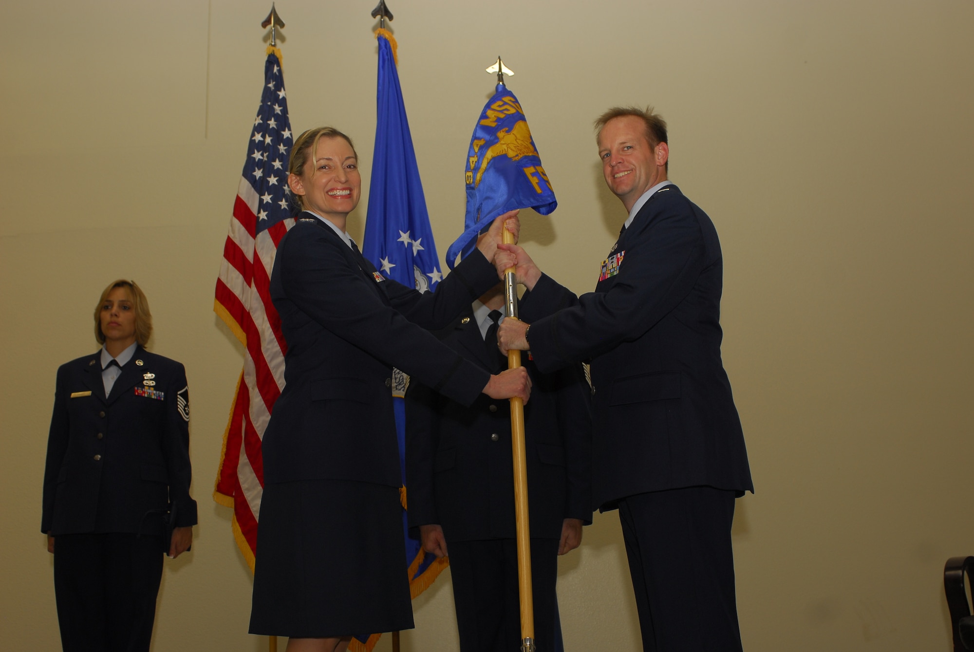 One Of Gunter's First Duties: Standing Up FSS > 944th Fighter Wing ...