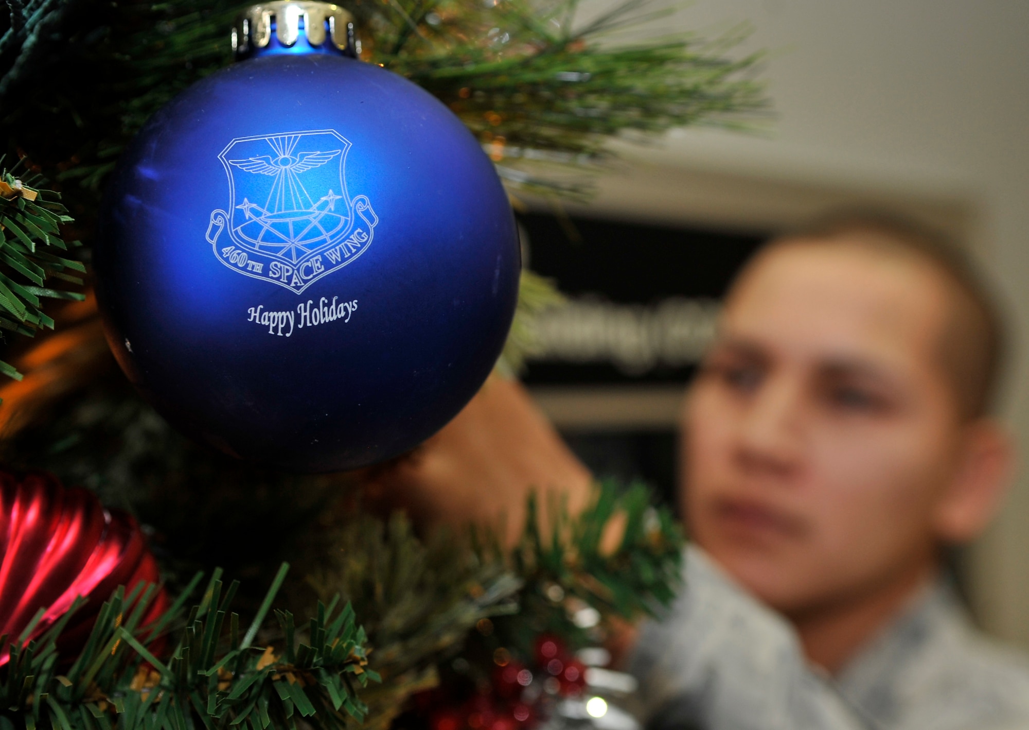 Buckley Air Force base is getting ready for the upcoming holiday cheer.(U.S. Air Force photo by Airman 1st Class Paul Labbe.)(U.S. Air Force photo by Airman 1st Class Paul Labbe.)