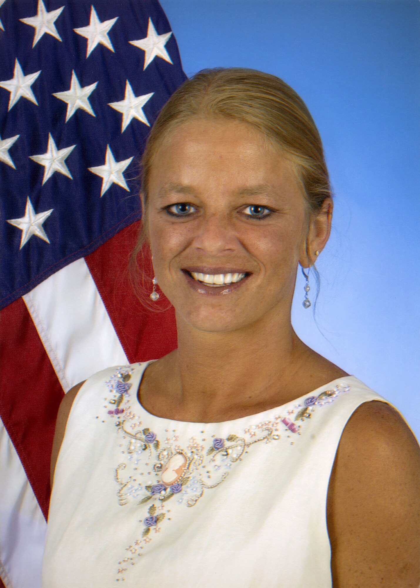 Kristin Vollbrecht, 81st Comptroller Squadron, supervisory budget analyst, is the command’s finance civilian of the year.  (U.S. Air Force photo)