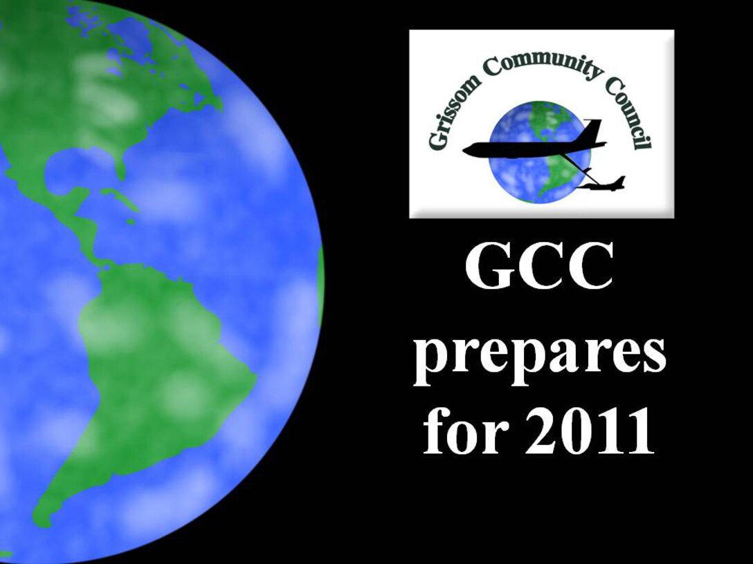 GRISSOM AIR RESERVE BASE, Ind. -- The Grissom Community Council is making plans for 2011 with the election of new officers and a dinner meeting on January 21, 2011. (U.S. Air Force graphic/Tech. Sgt. Mark R. W. Orders-Woempner)