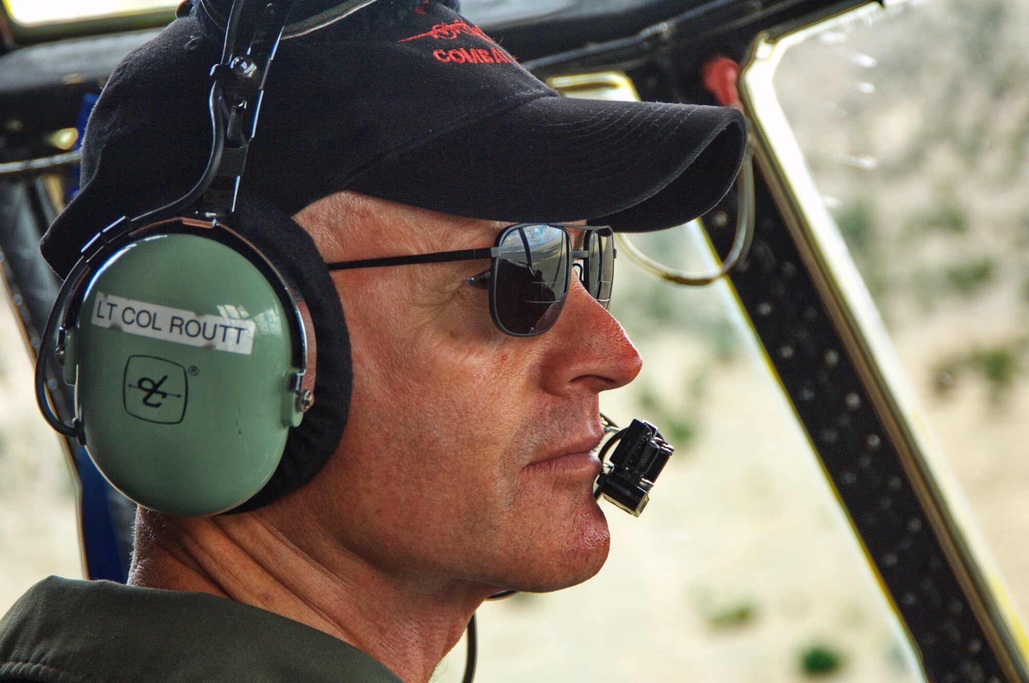 Lt. Col. Jim Routt is the 550th Special Operations Squadron chief pilot.