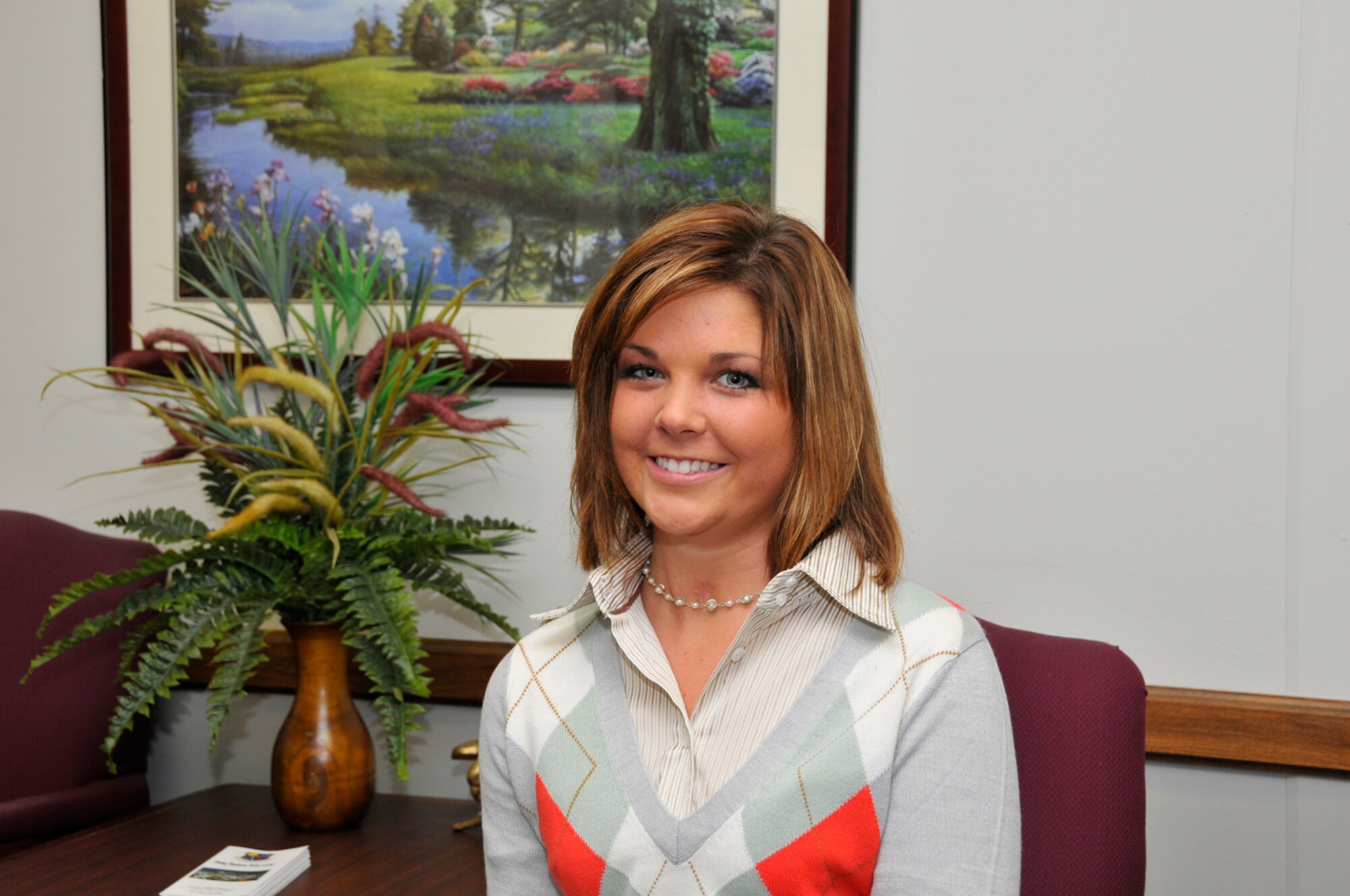 Hillsboro resident Emily Dutton, who works in AEDC’s contract management office, has been featured as a Student Success Story on the Motlow State Community College website. Dutton missed only one semester of classes after being severely injured in a wreck in December 2009. (Photo by Rick Goodfriend)