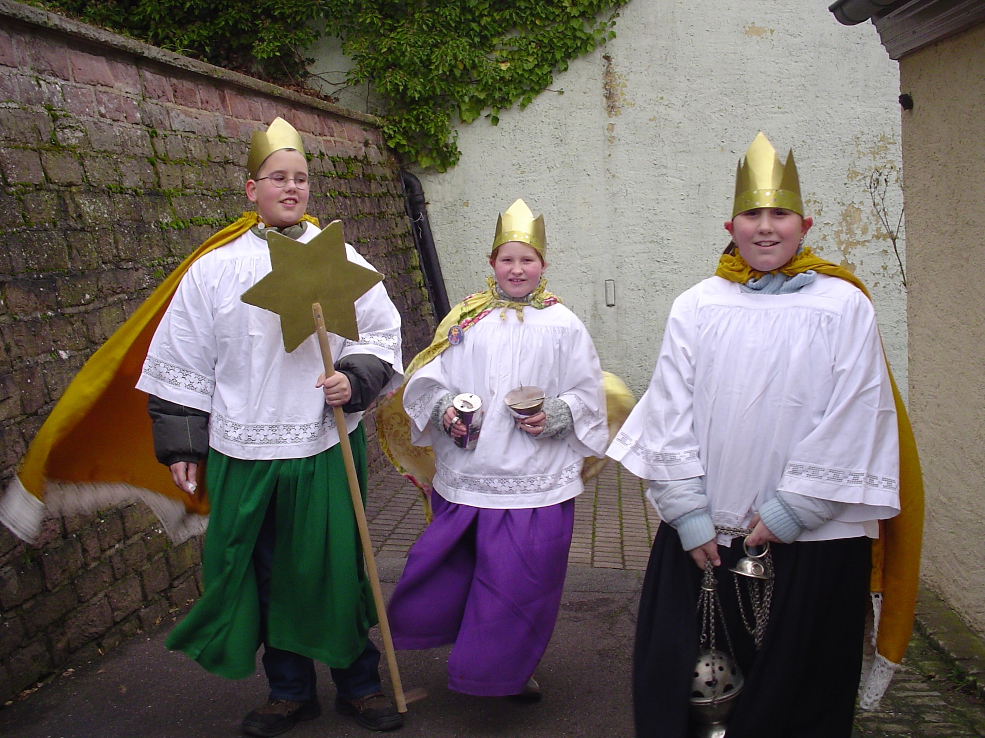 SPANGDAHLEM AIR BASE, Germany -- The Christmas season in Germany ends with the visit and feast of the Three Magi or “Heilige Drei Koenige.” The event, which takes place Jan. 6 every year, commemorates the journey of the Three Magi who brought gifts to the infant Jesus in Bethlehem. (U.S. Air Force photo/Iris Reiff)