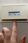 To conserve energy this winter, Vance will maintain thermostats at 68 degrees in all but a few buildings. (U.S. Air Force photo illustration/Airman 1st Class Megan Gilliland)