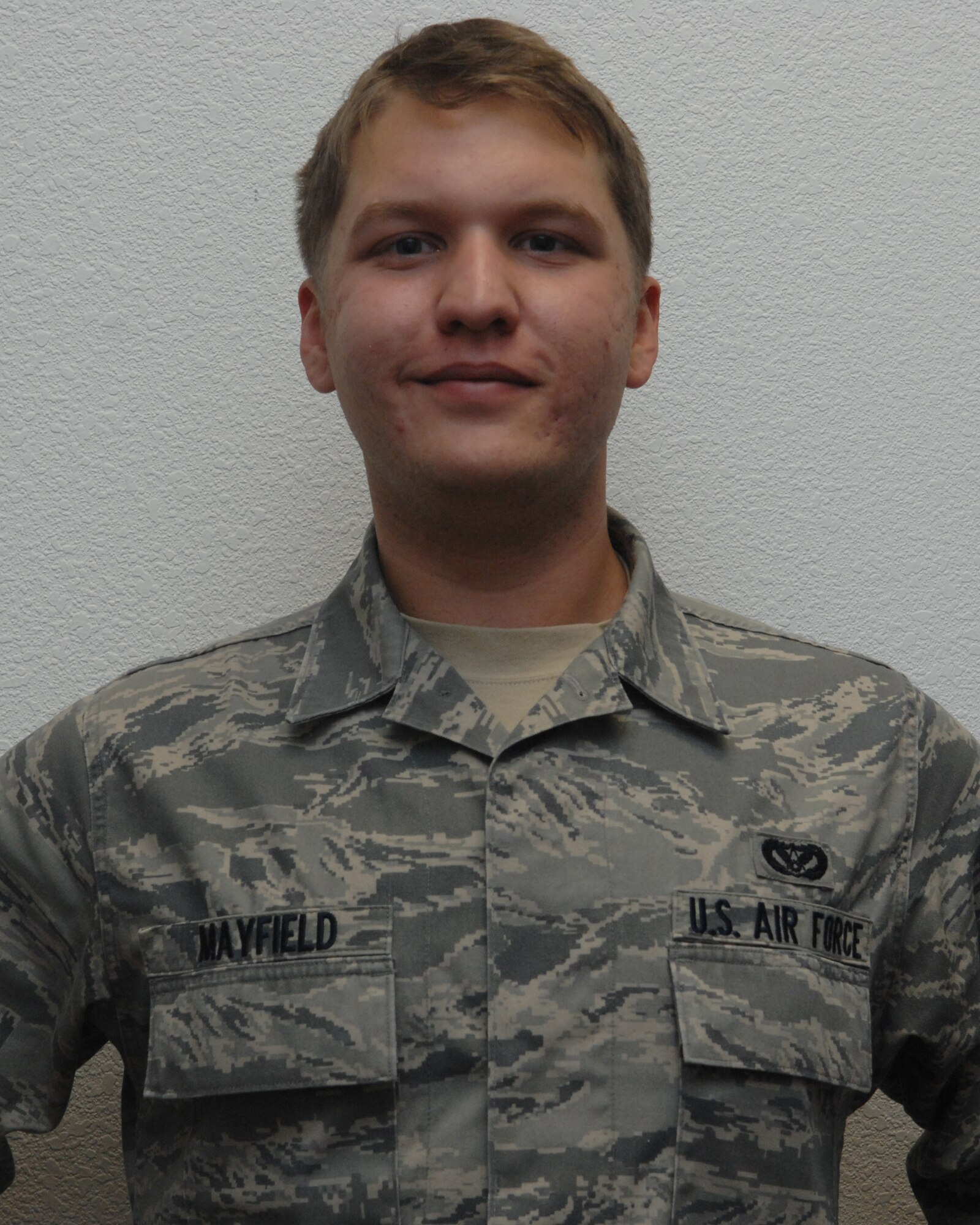 Airman 1st Class Kaleb Mayfield, 354th Civil Engineer Squadron, will be with his wife celebrating their first Christmas together. It will also be their first Christmas in North Pole. As for presents, their household goods will be delivered the week of Christmas. (U.S. Air Force photo/ Senior Airman Rachelle Coleman)