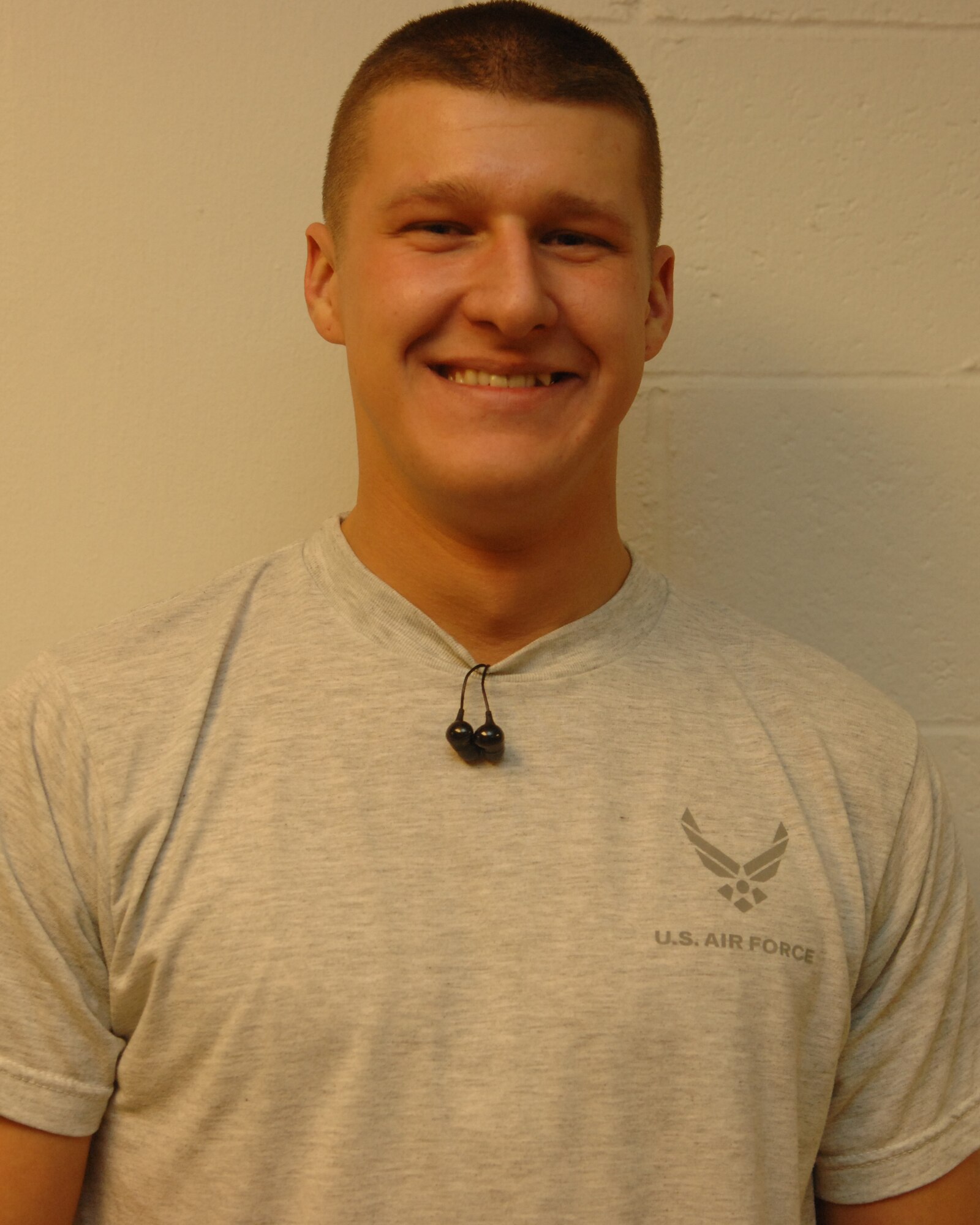 Senior Airman Nathaniel Hollister, 354th Maintenance Squadron, is going to California with his family. It will be the first time his dad will meet his baby girl. (U.S. Air Force photo/ Senior Airman Rachelle Coleman)