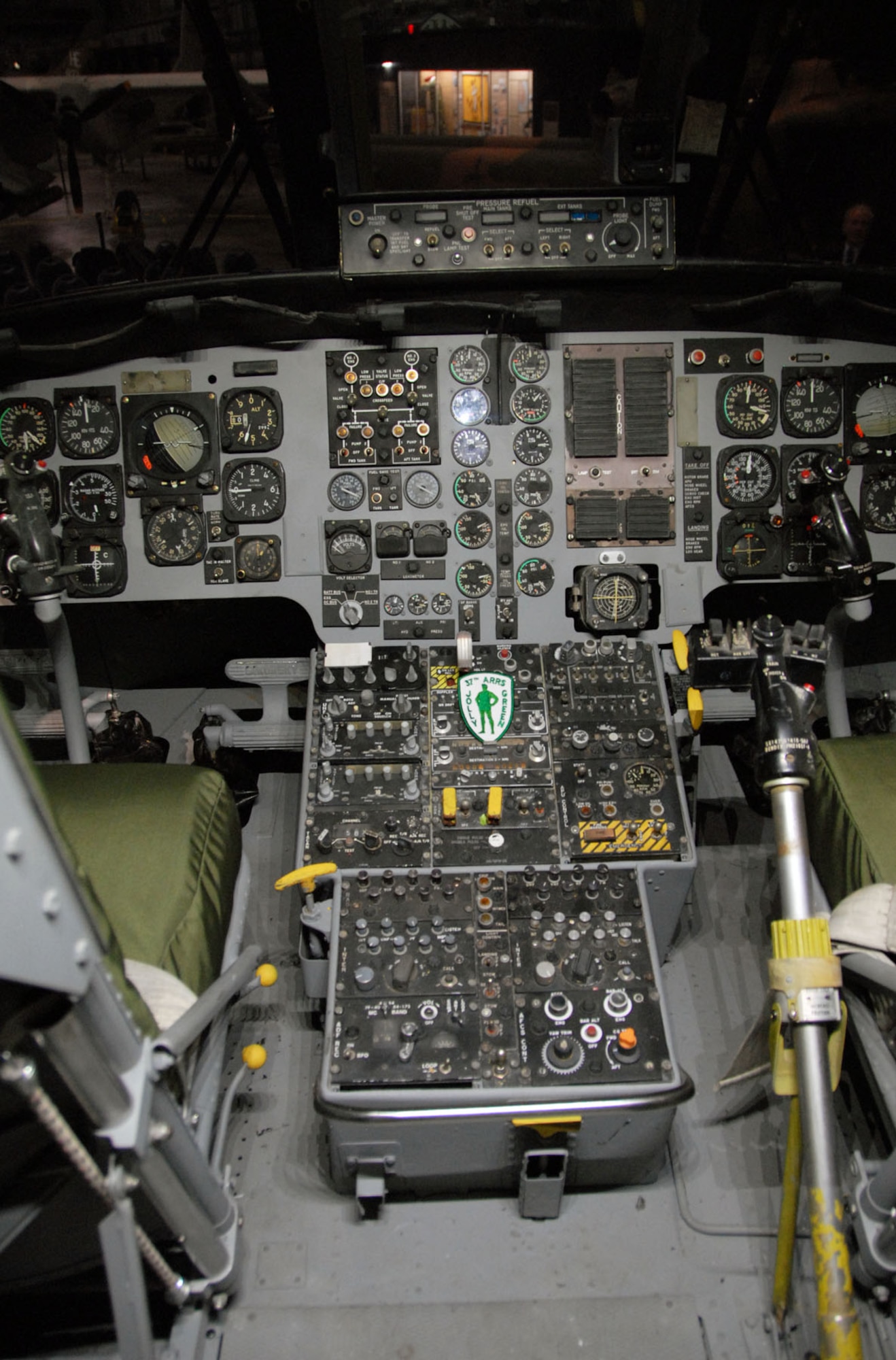 DAYTON, Ohio -- Sikorsky HH-3 cockpit at the National Museum of the United States Air Force. (U.S. Air Force photo)