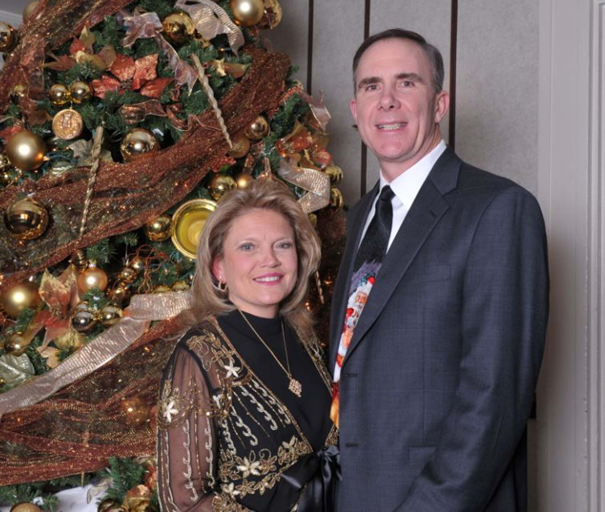Maj. Gen. Robert H. McMahon and his wife Hope. U. S. Air Force photo by Gary Cutrell