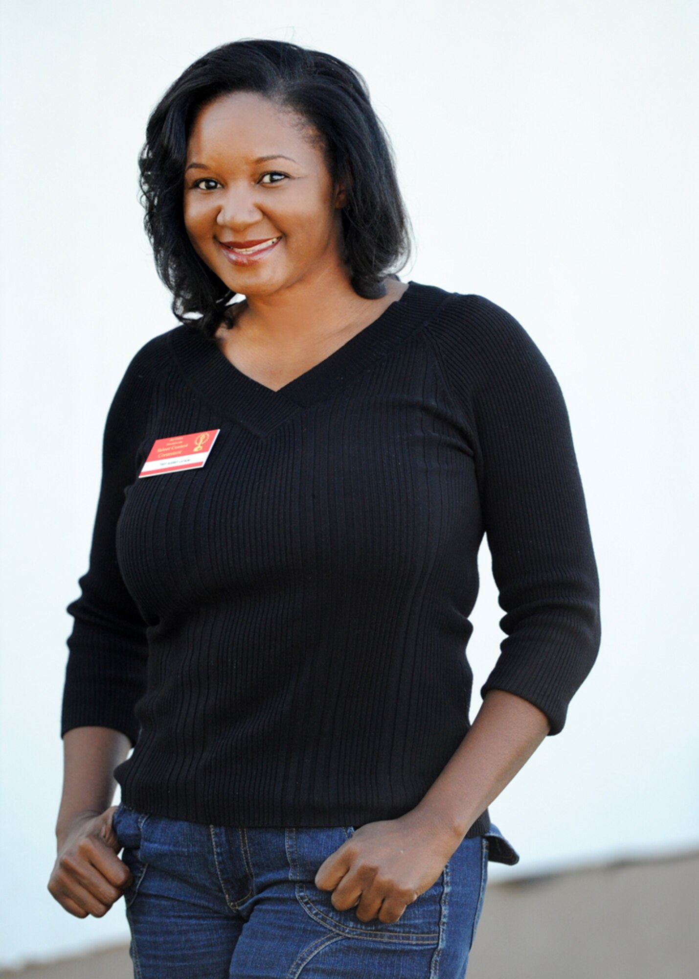 Tech. Sgt. Audrey Latson auditions for Tops in Blue at Lackland AFB, Texas, Dec. 6-13.