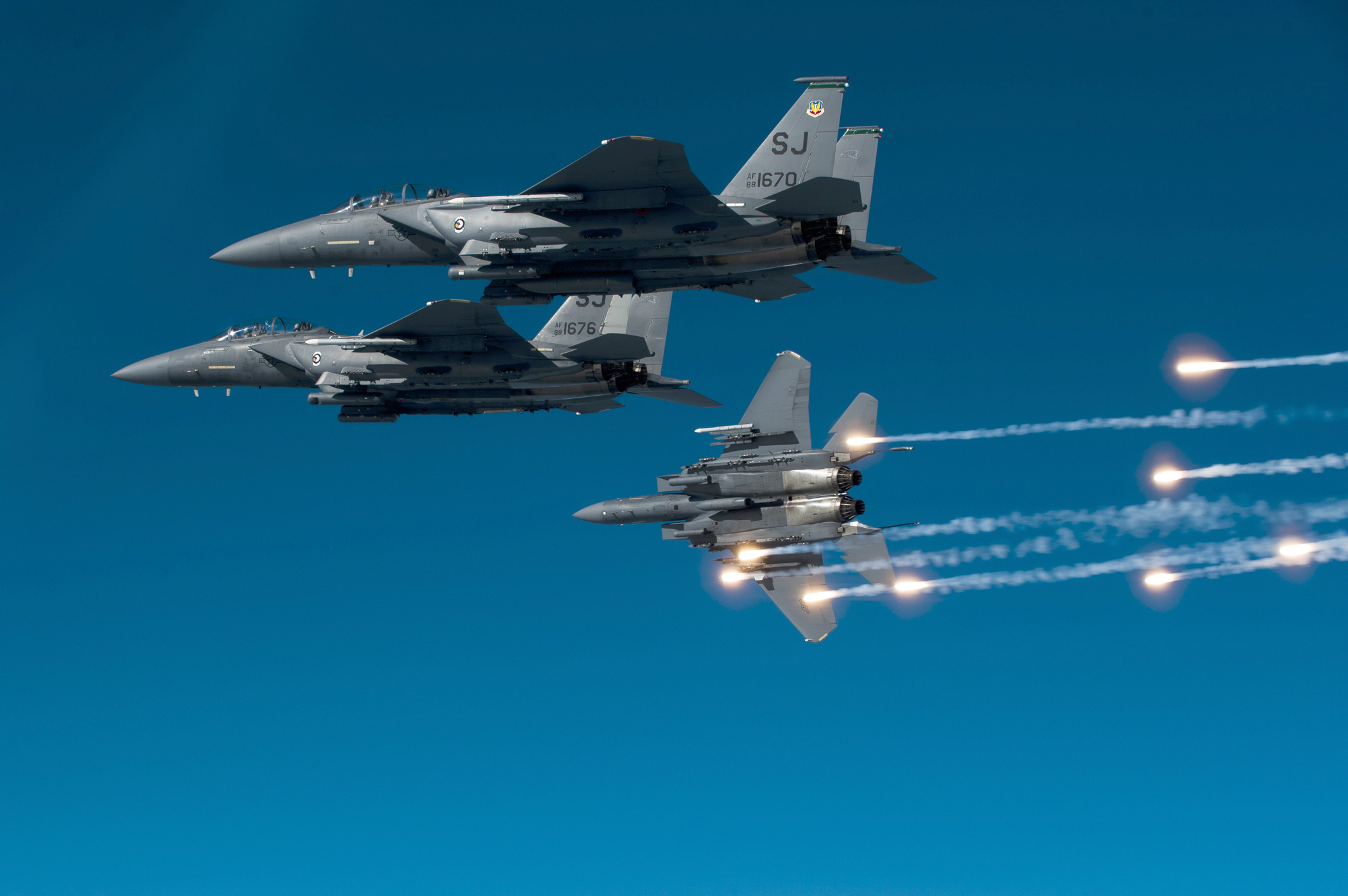 Photo Essay Strike Eagles Fly Training Mission U S Air