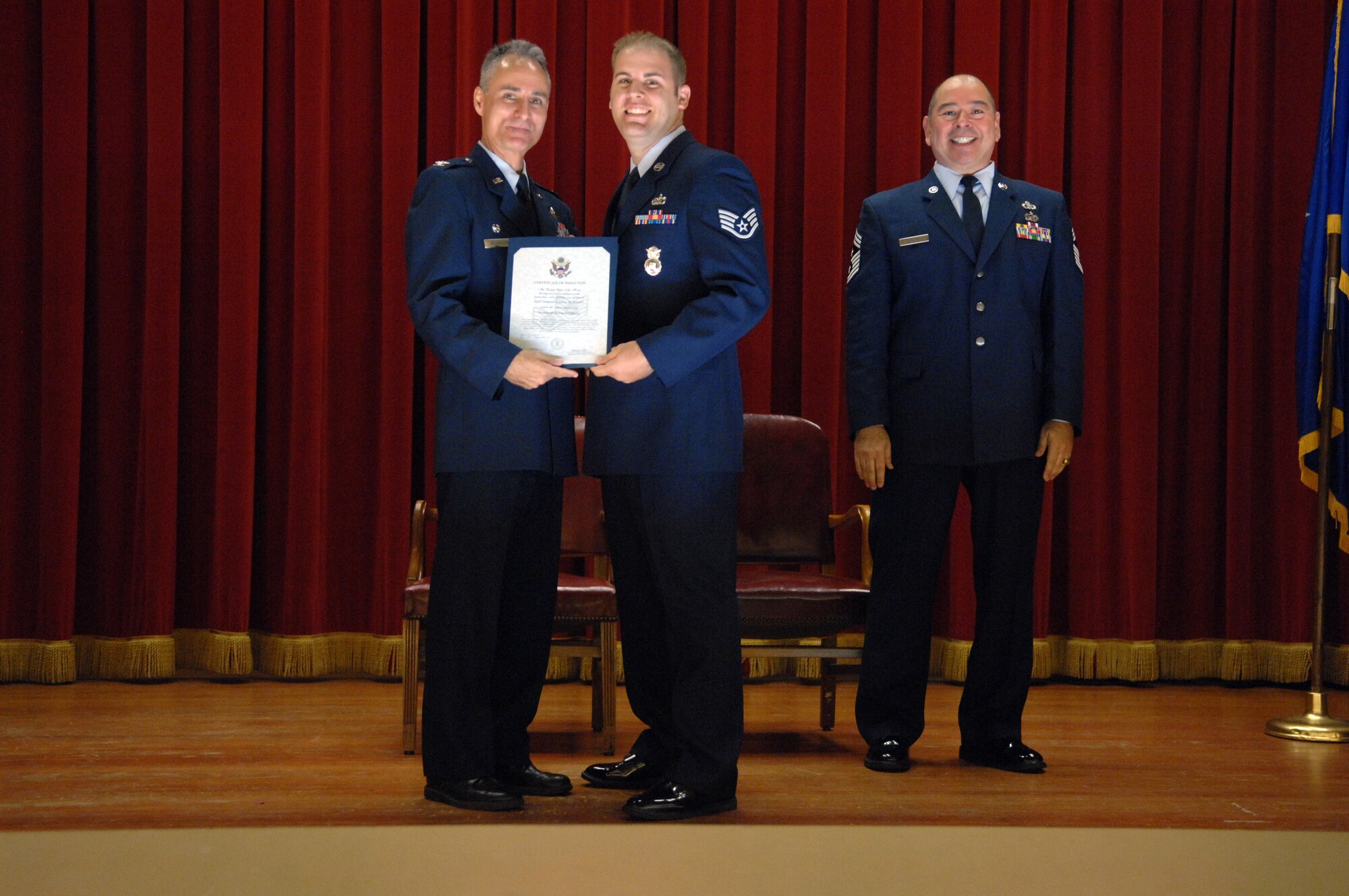 NCO and SNCO Induction Ceremony. (U.S. Air Force photo by SSgt Keith Lawson) 
