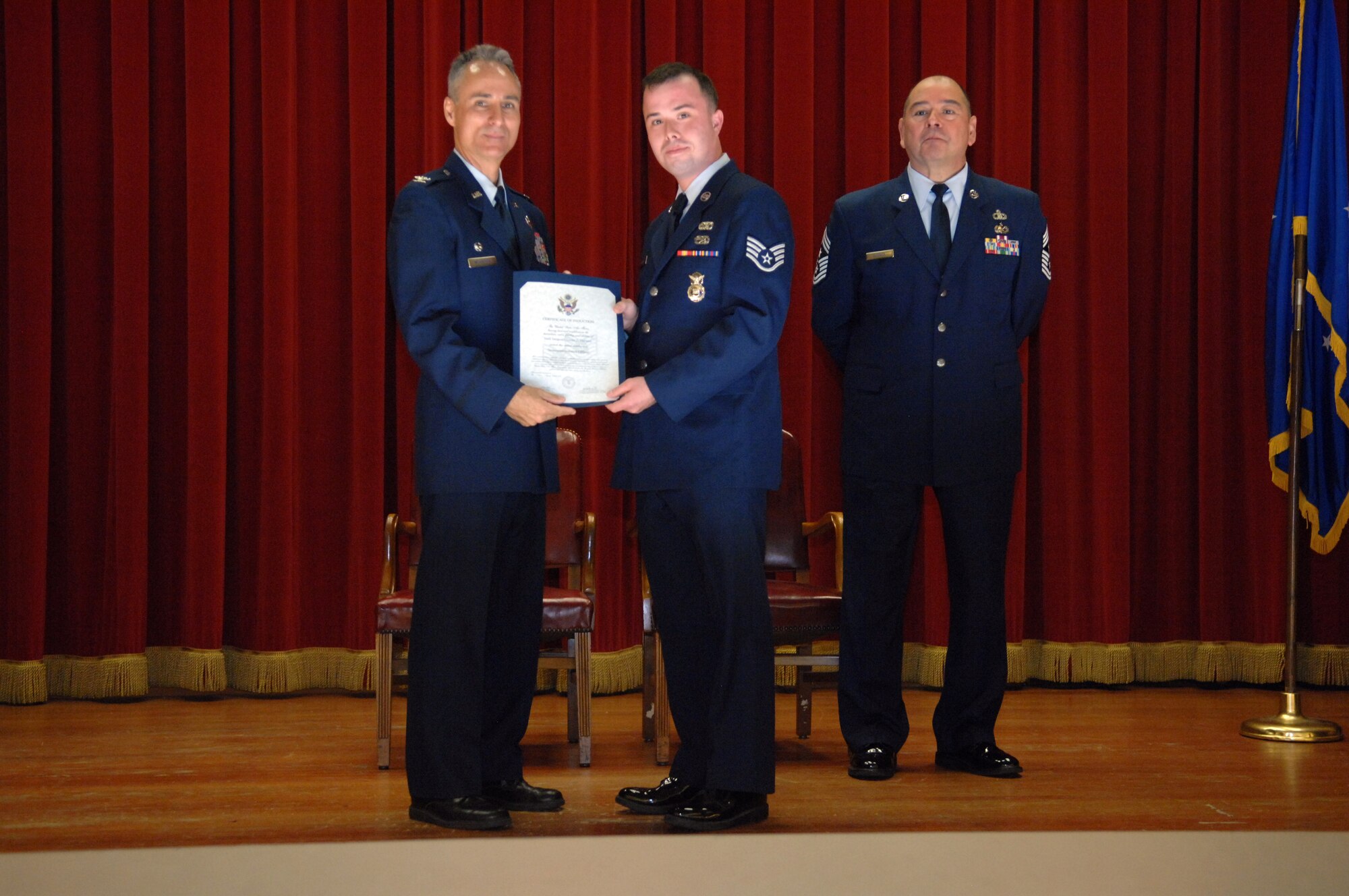 NCO and SNCO Induction Ceremony. (U.S. Air Force photo by SSgt Keith Lawson) 
