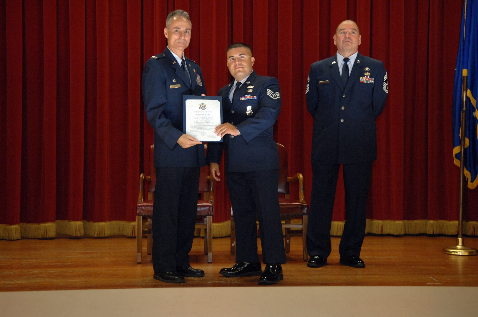 NCO and SNCO Induction Ceremony. (U.S. Air Force photo by SSgt Keith Lawson) 
