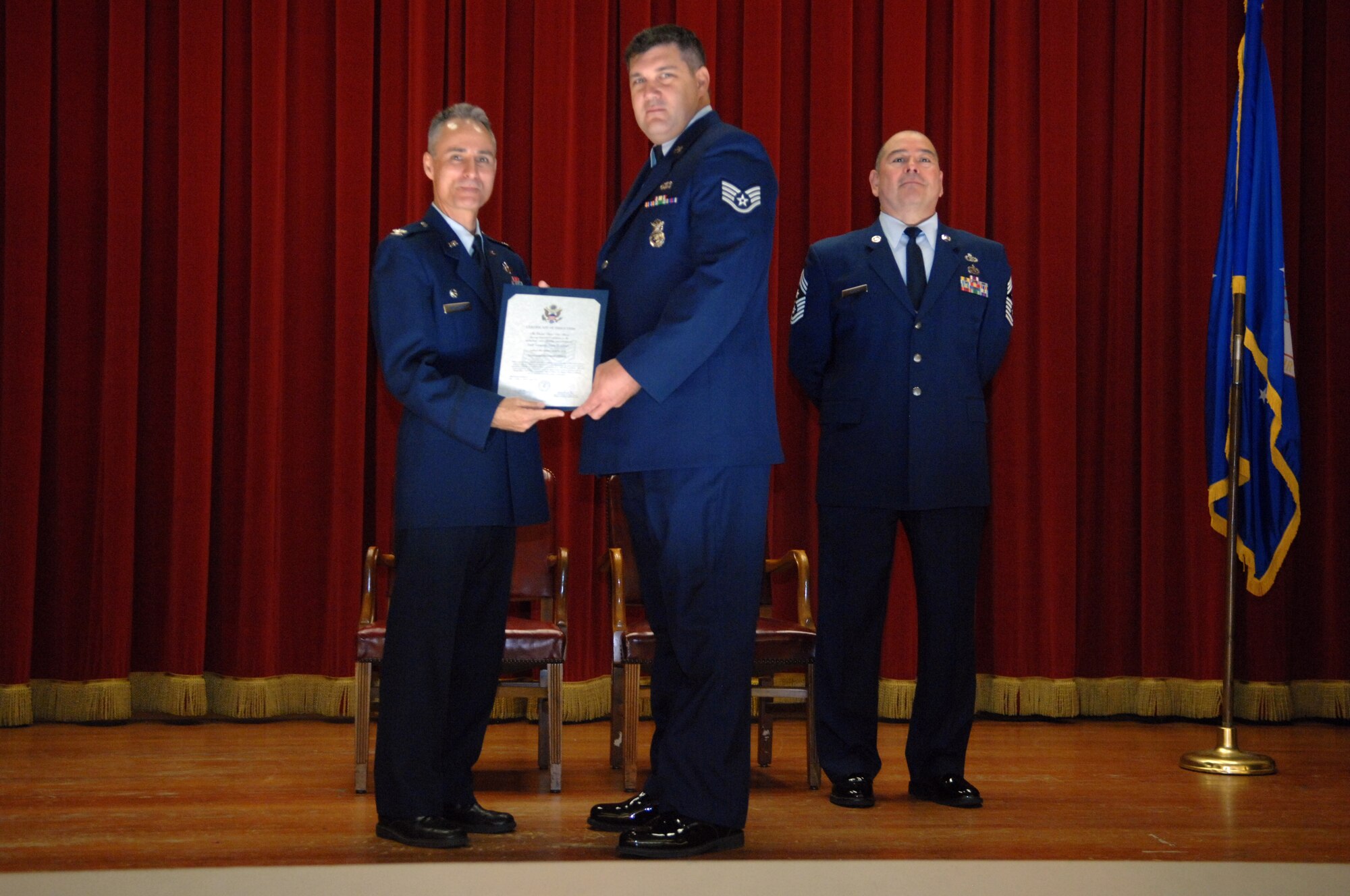 NCO and SNCO Induction Ceremony. (U.S. Air Force photo by SSgt Keith Lawson) 
