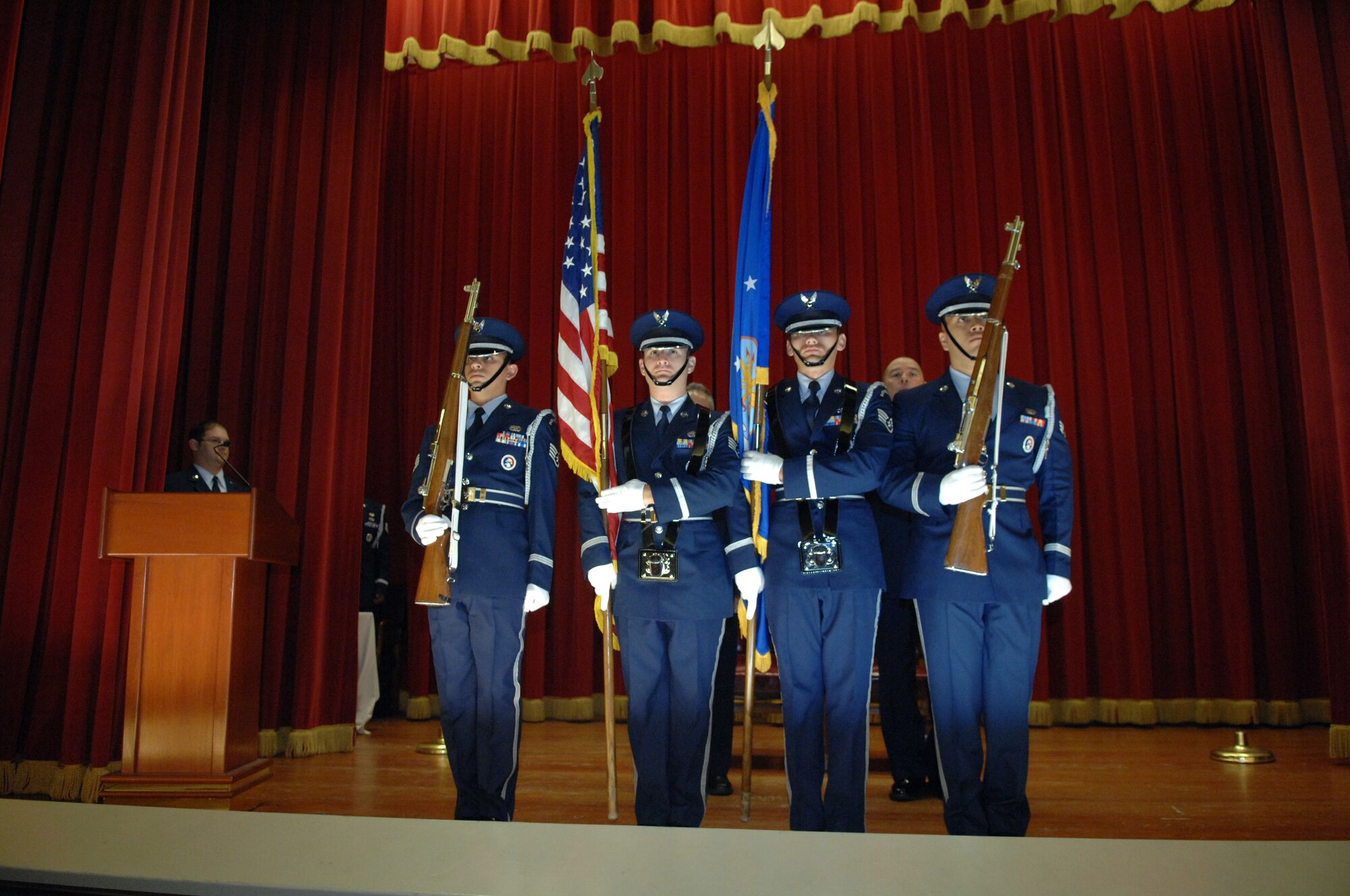 NCO and SNCO Induction Ceremony. (U.S. Air Force photo by SSgt Keith Lawson) 

