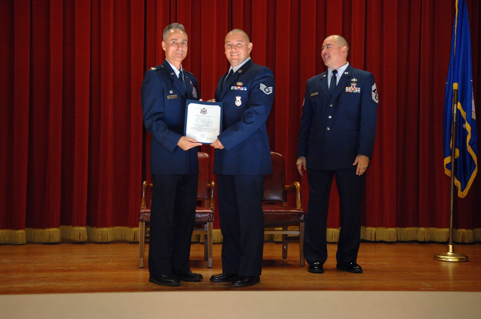 NCO and SNCO Induction Ceremony. (U.S. Air Force photo by SSgt Keith Lawson) 
