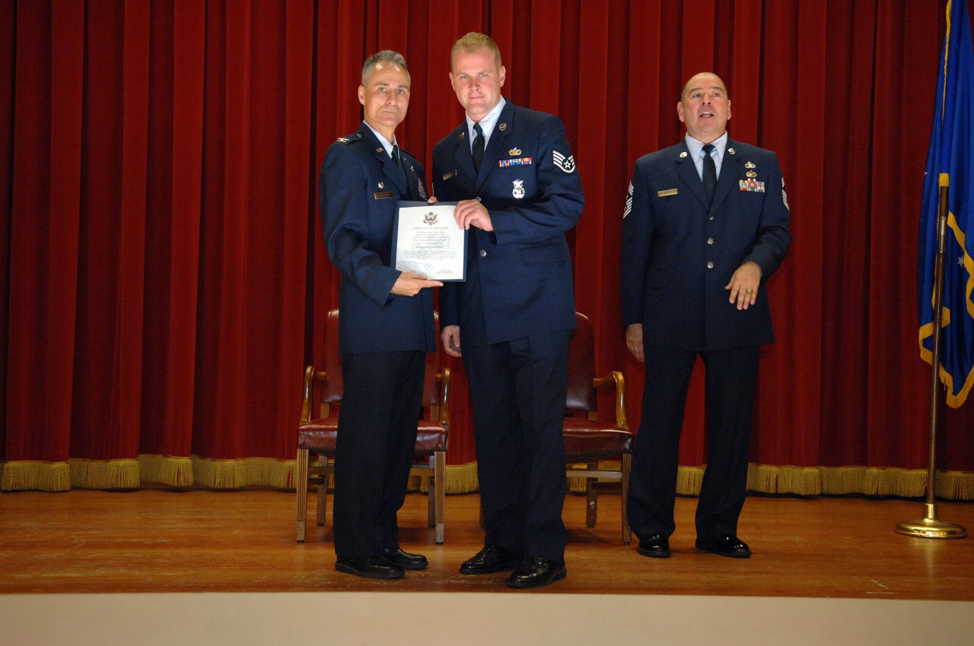 NCO and SNCO Induction Ceremony. (U.S. Air Force photo by SSgt Keith Lawson) 
