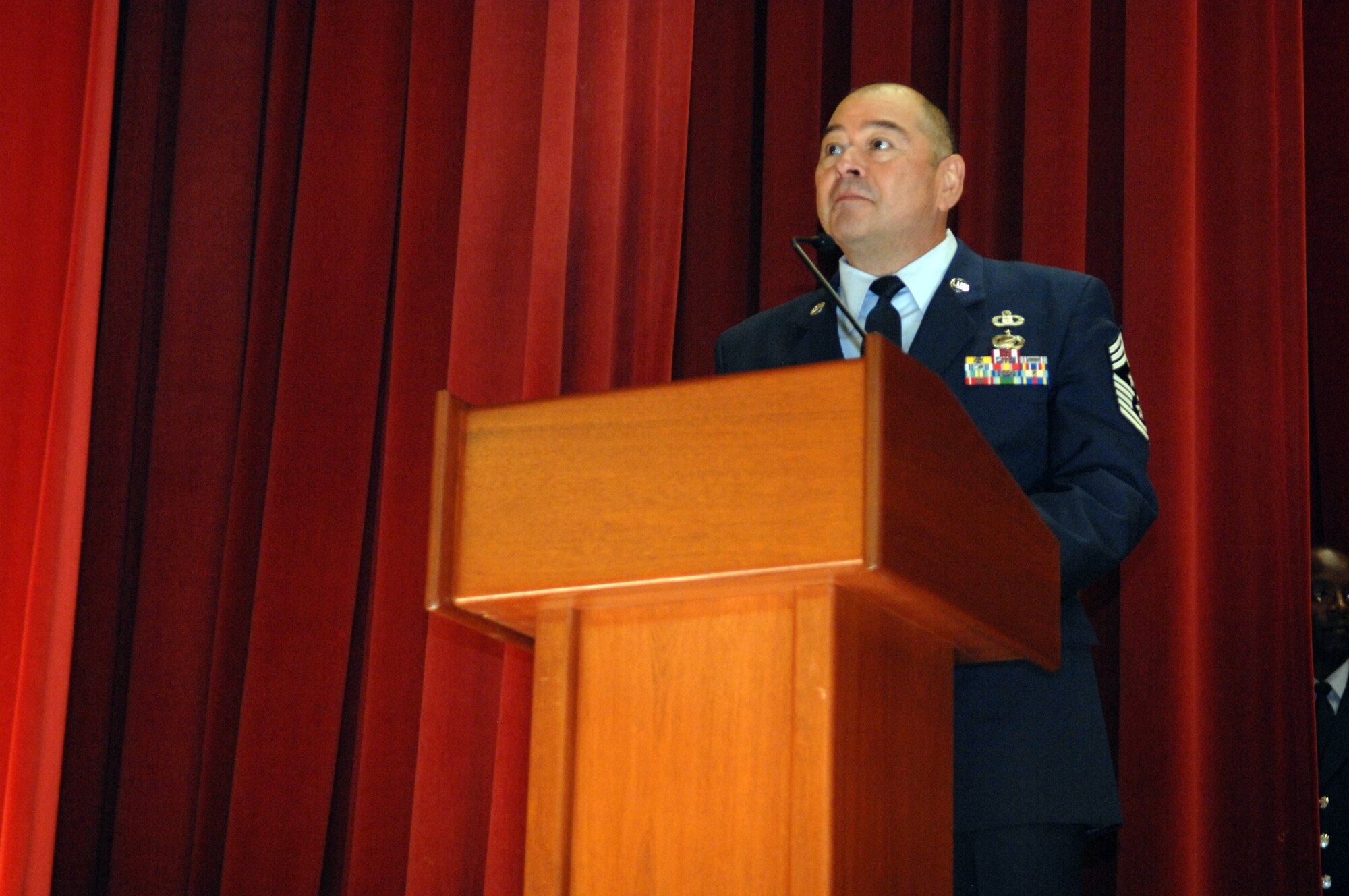 NCO and SNCO Induction Ceremony. (U.S. Air Force photo by SSgt Keith Lawson) 
