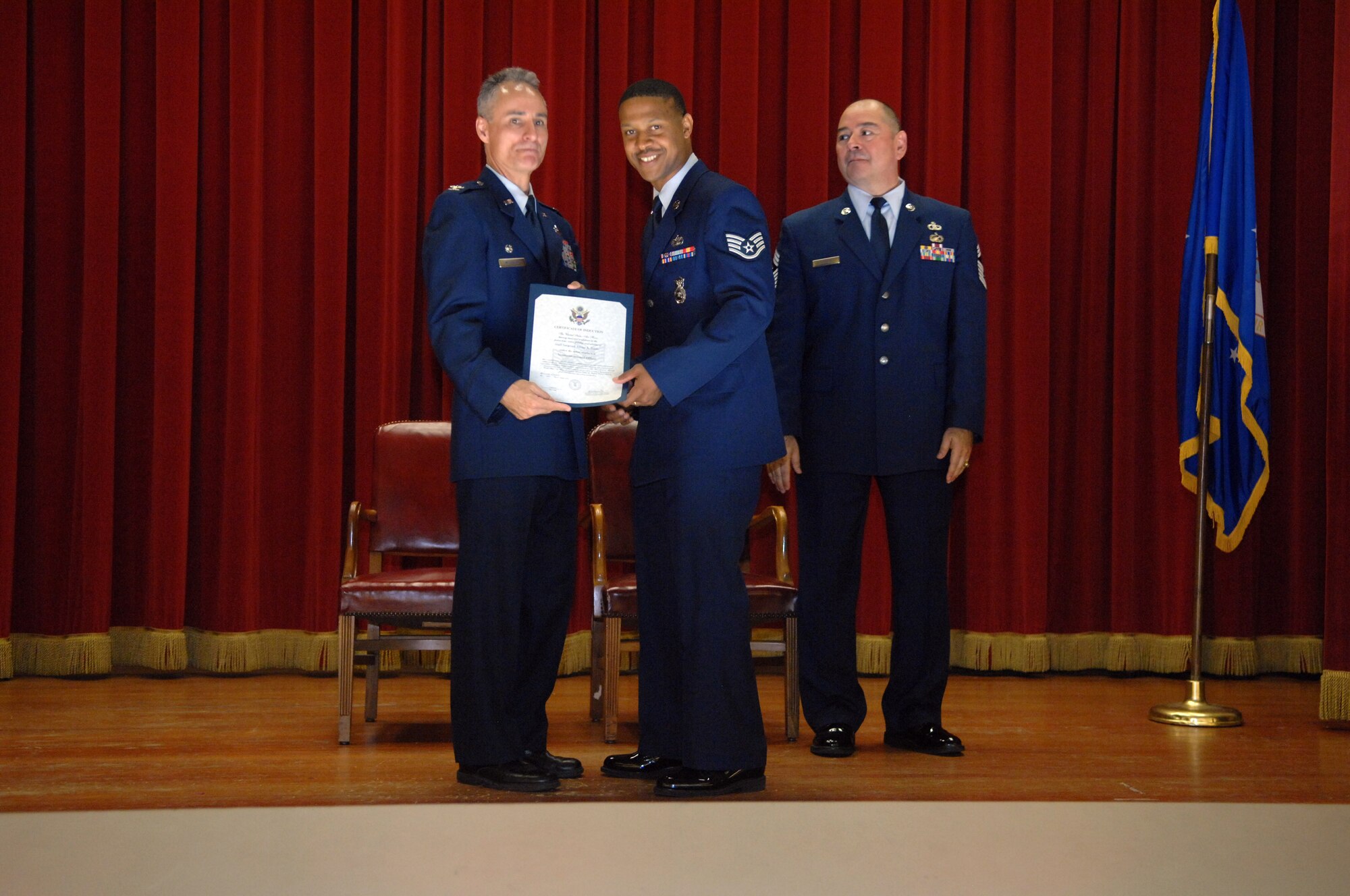 NCO and SNCO Induction Ceremony. (U.S. Air Force photo by SSgt Keith Lawson) 
