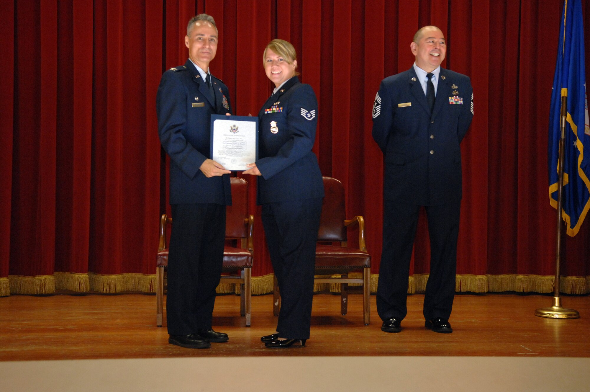 NCO and SNCO Induction Ceremony. (U.S. Air Force photo by SSgt Keith Lawson) 
