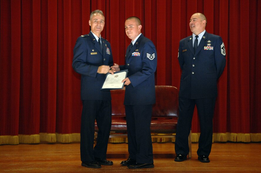 NCO and SNCO Induction Ceremony. (U.S. Air Force photo by SSgt Keith Lawson) 
