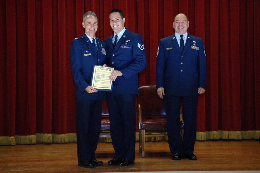 NCO and SNCO Induction Ceremony. (U.S. Air Force photo by SSgt Keith Lawson) 
