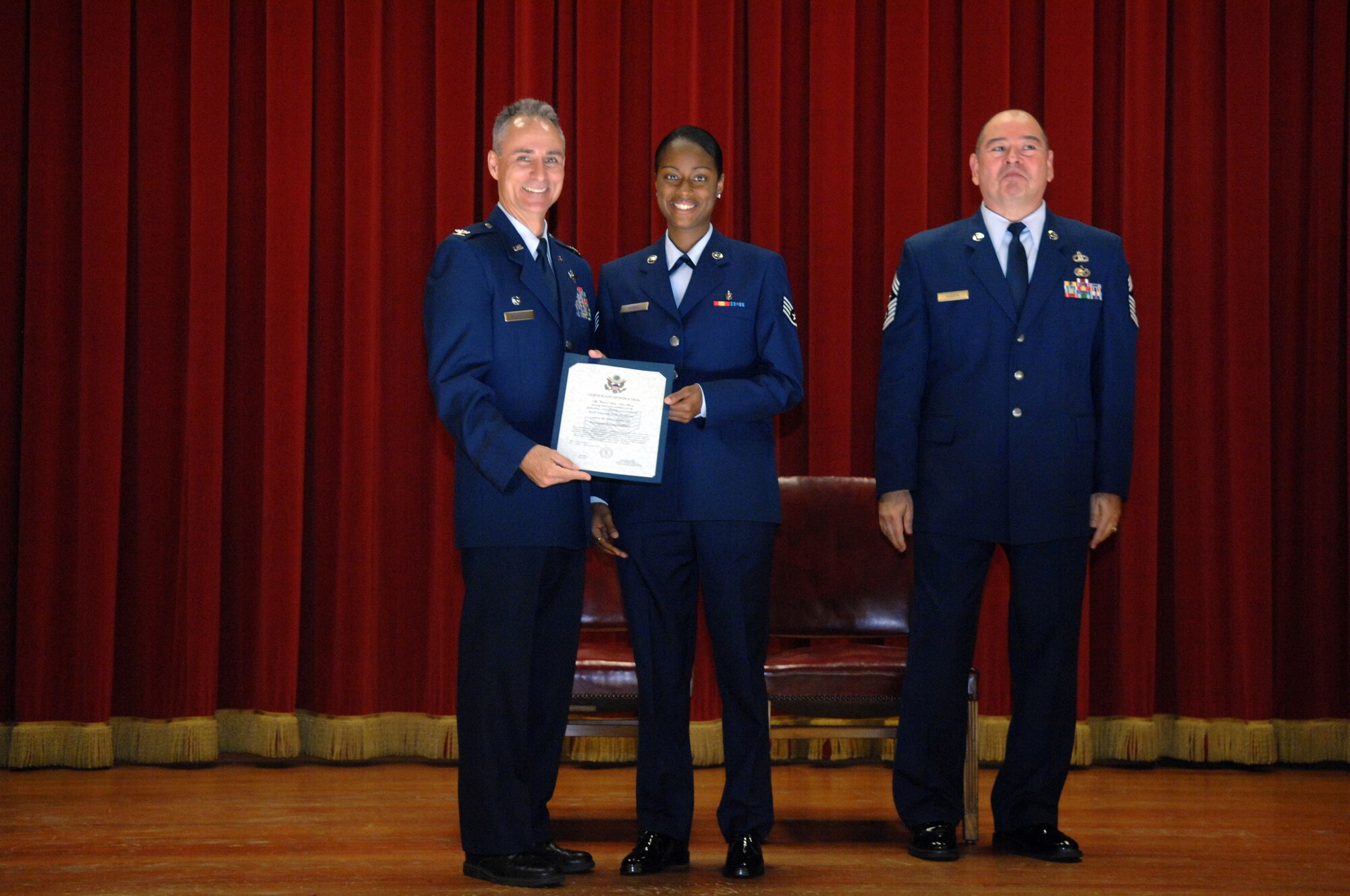 NCO and SNCO Induction Ceremony. (U.S. Air Force photo by SSgt Keith Lawson) 

