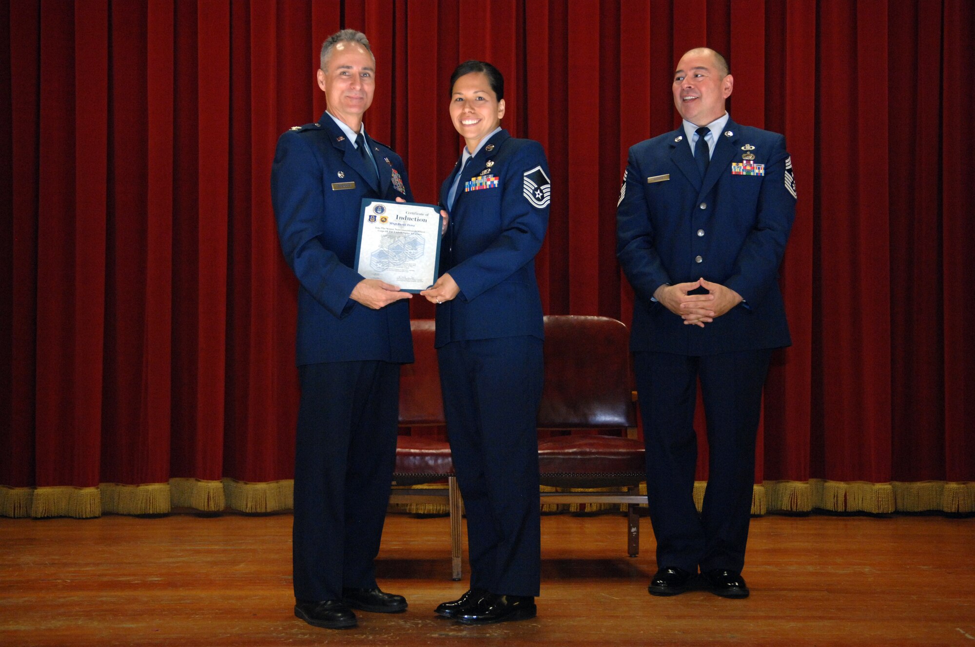 NCO and SNCO Induction Ceremony. (U.S. Air Force photo by SSgt Keith Lawson) 
