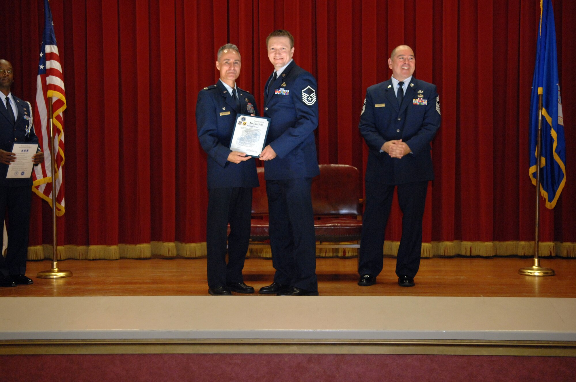 NCO and SNCO Induction Ceremony. (U.S. Air Force photo by SSgt Keith Lawson) 
