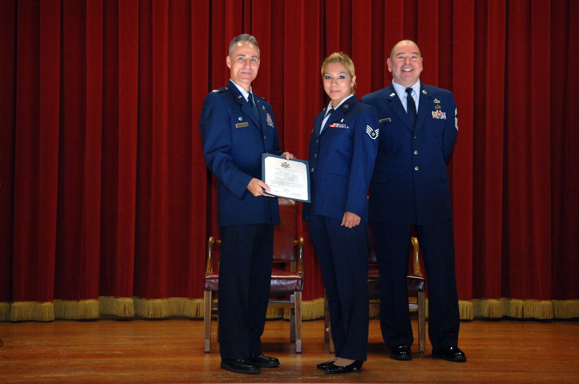 NCO and SNCO Induction Ceremony. (U.S. Air Force photo by SSgt Keith Lawson) 
